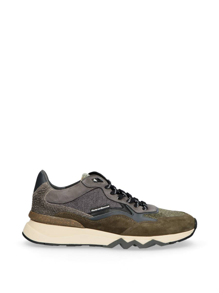 Blauw/groene lage sneakers Floris Van Bommel