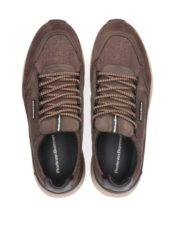 Donkerbruine lage sneakers Floris Van Bommel
