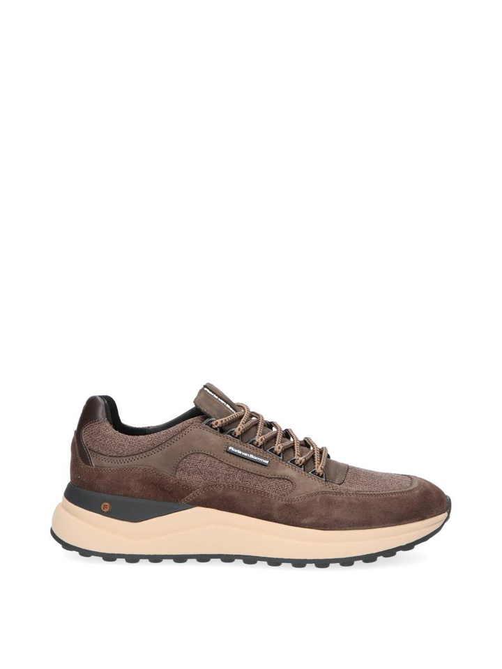 Donkerbruine lage sneakers Floris Van Bommel