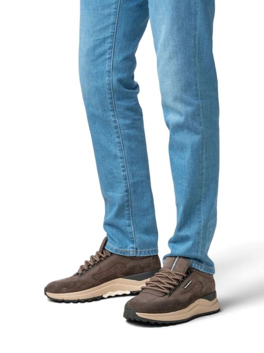 Donkerbruine lage sneakers Floris Van Bommel