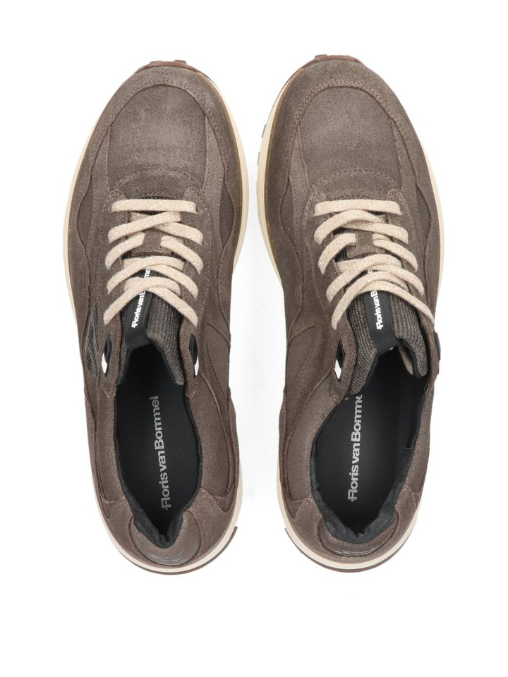 Bruine lage sneakers De Gripper Floris Van Bommel