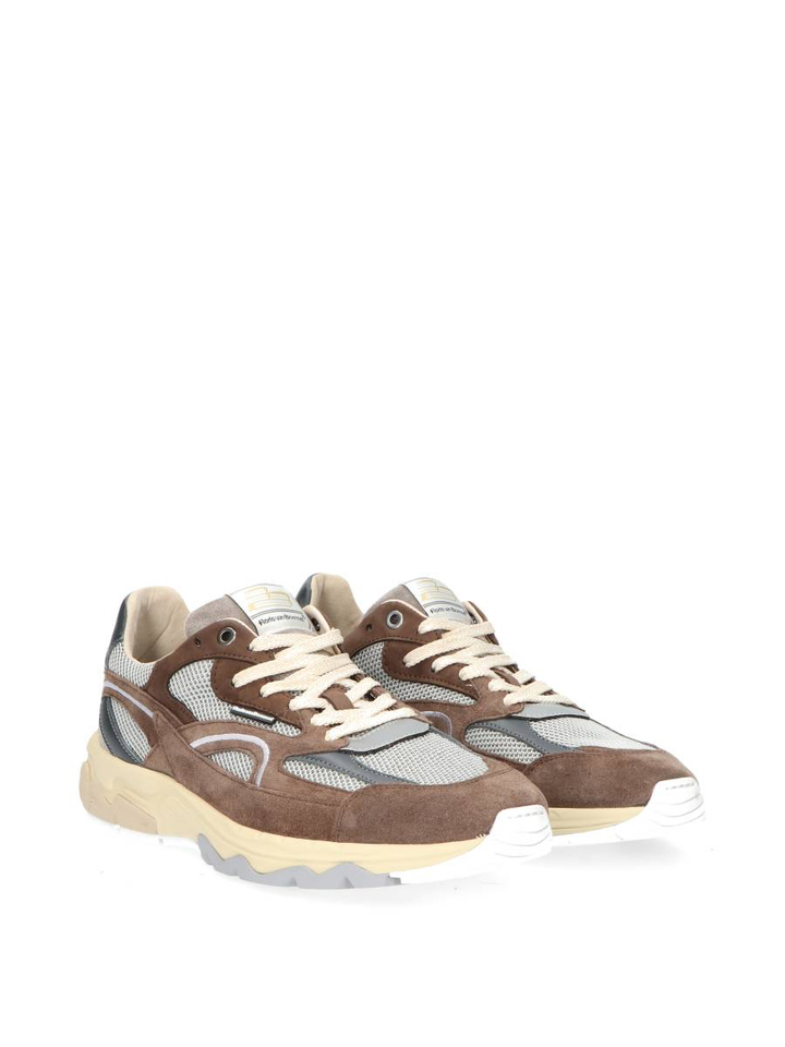 Dark grey lage sneakers De Rezer Floris Van Bommel