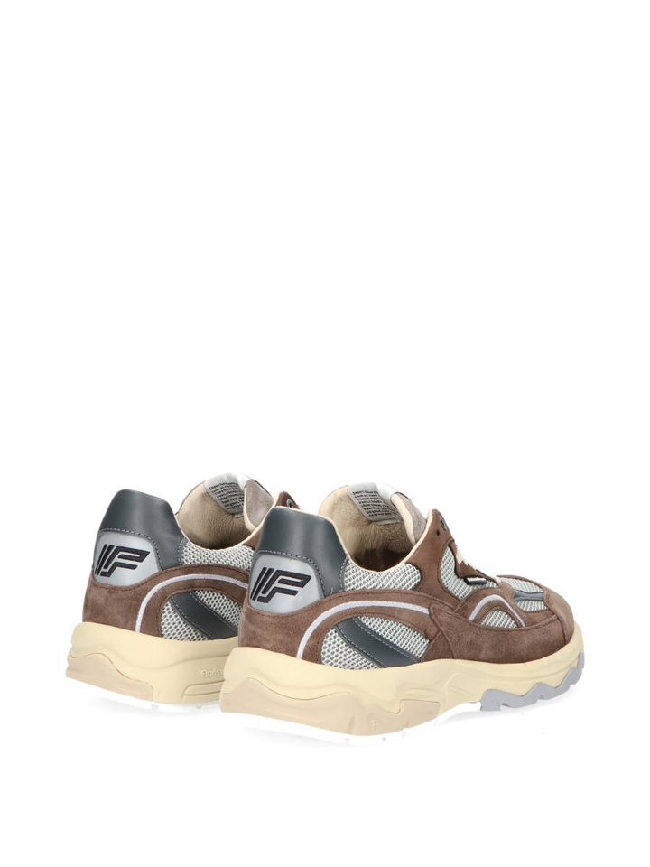 Dark grey lage sneakers De Rezer Floris Van Bommel