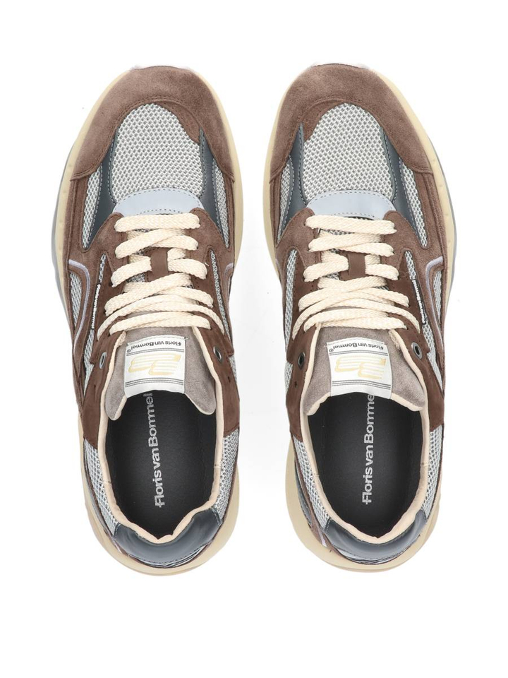 Dark grey lage sneakers De Rezer Floris Van Bommel