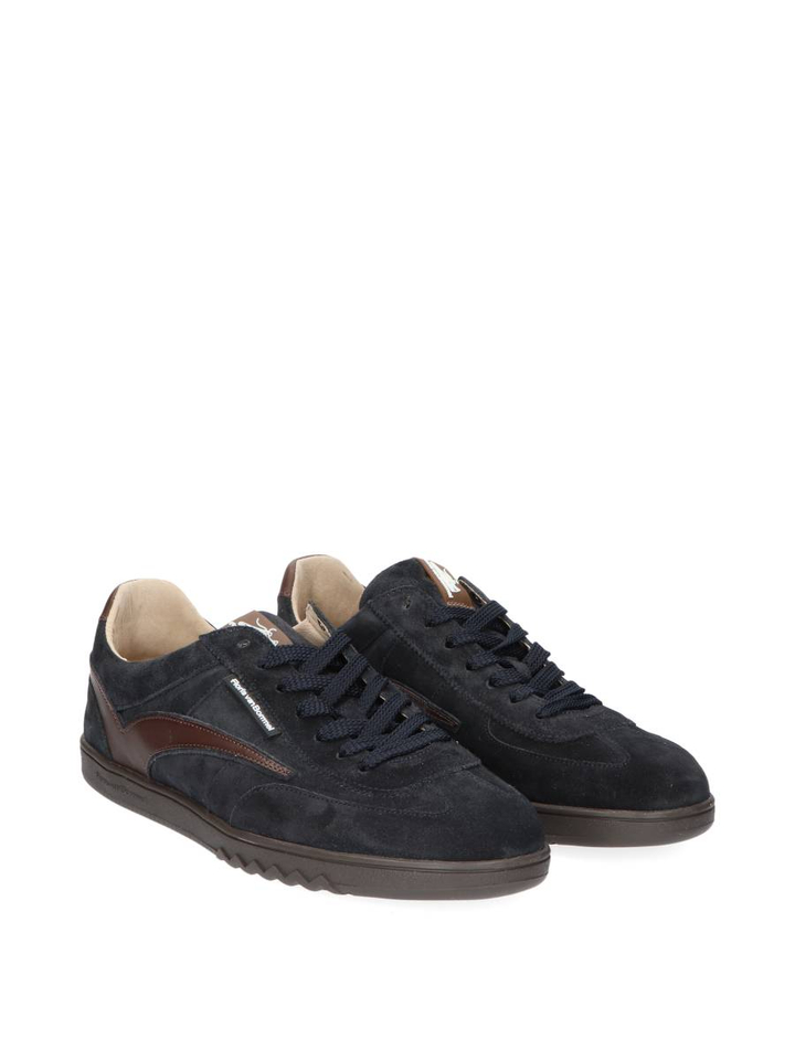 Donkerblauwe lage sneakers Floris Van Bommel
