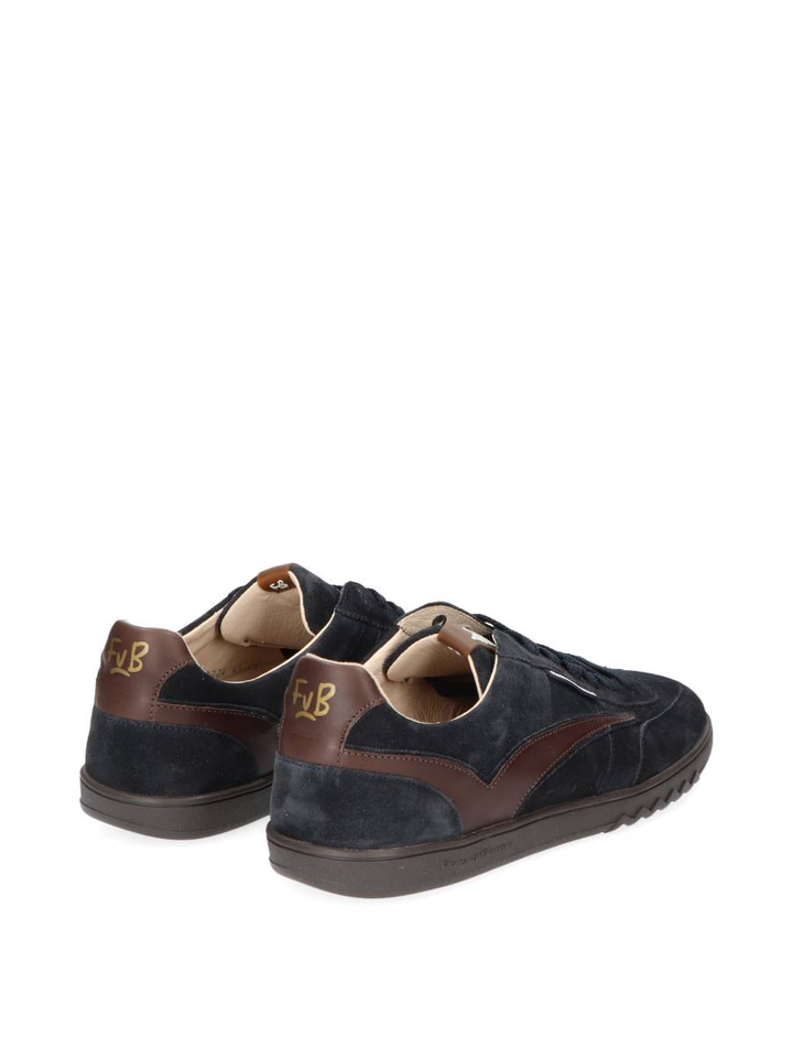 Donkerblauwe lage sneakers Floris Van Bommel