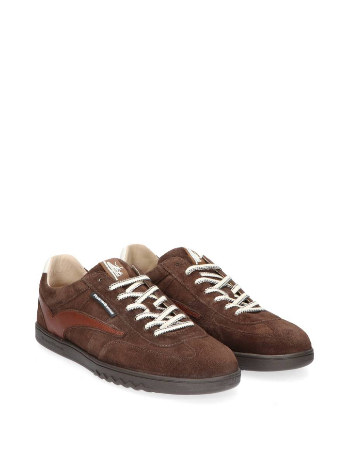 Bruine lage sneakers Floris Van Bommel