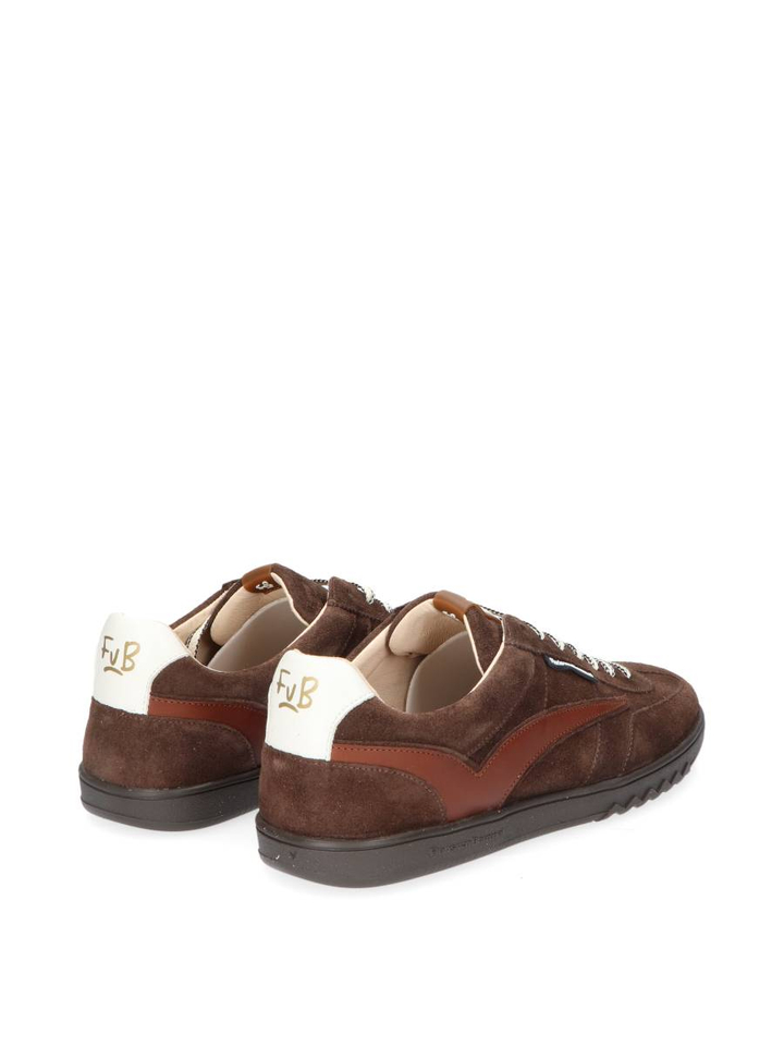 Bruine lage sneakers Floris Van Bommel