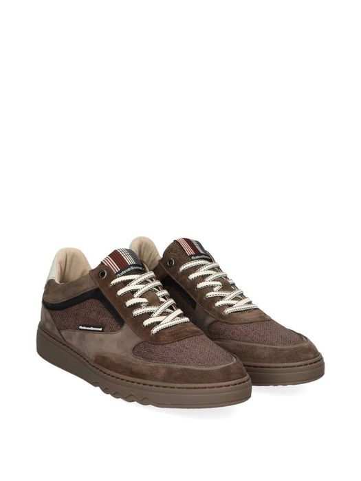 Taupe kleurige lage sneakers Floris Van Bommel