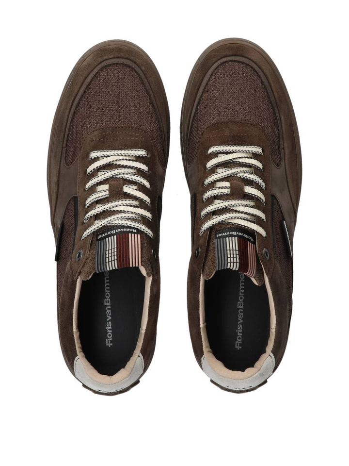 Taupe kleurige lage sneakers Floris Van Bommel