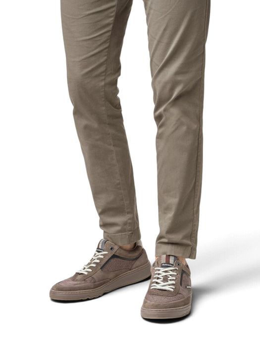 Taupe kleurige lage sneakers Floris Van Bommel