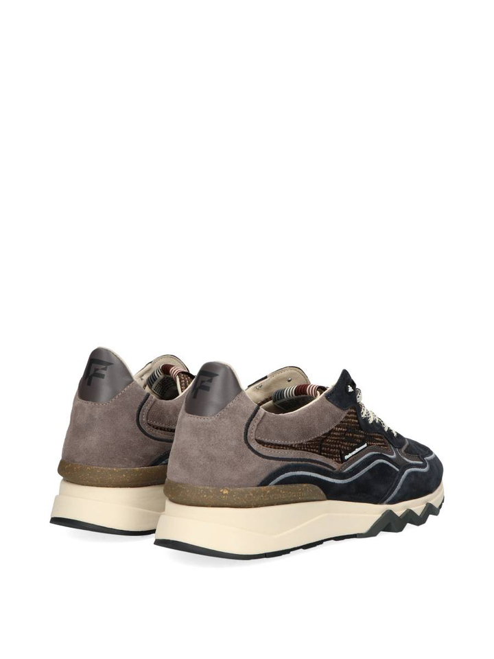 Donkerblauwe lage sneaker Zager Floris Van Bommel
