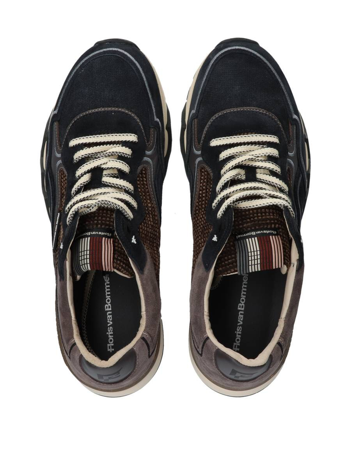 Donkerblauwe lage sneaker Zager Floris Van Bommel
