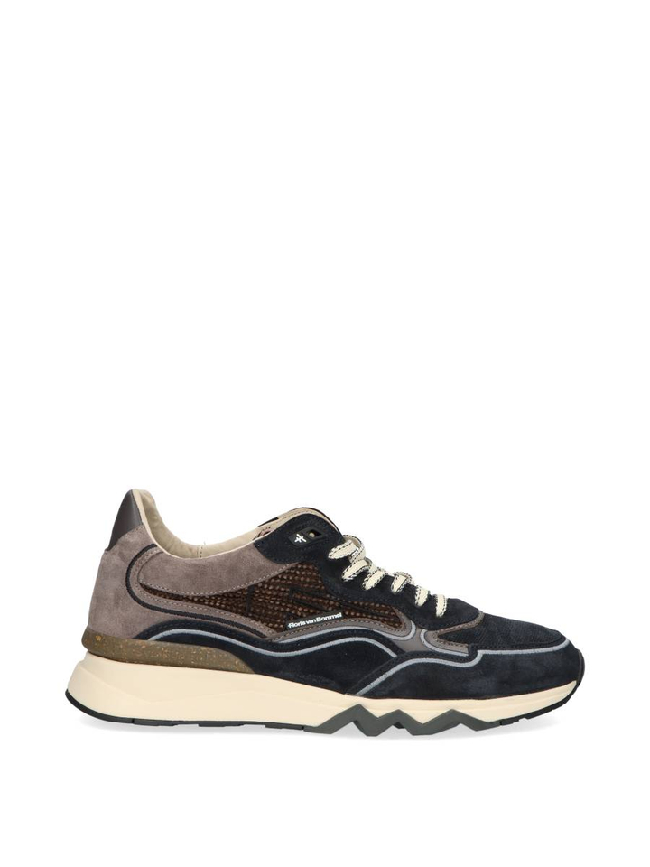 Donkerblauwe lage sneaker Zager Floris Van Bommel