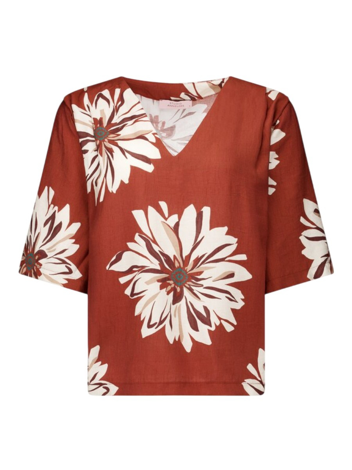 Blouse met bloemenprint en viscose mix Maddi Jane Studio Anneloes