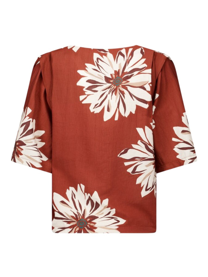 Blouse met bloemenprint en viscose mix Maddi Jane Studio Anneloes