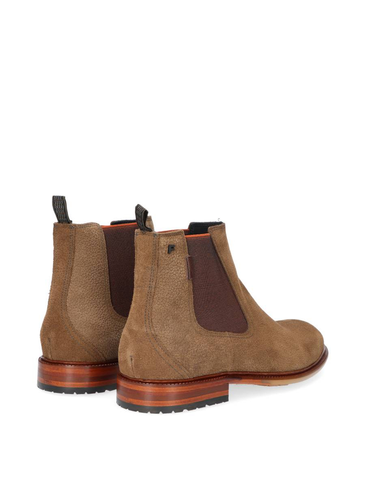 Bruine korte boots De Normer Floris Van Bommel 