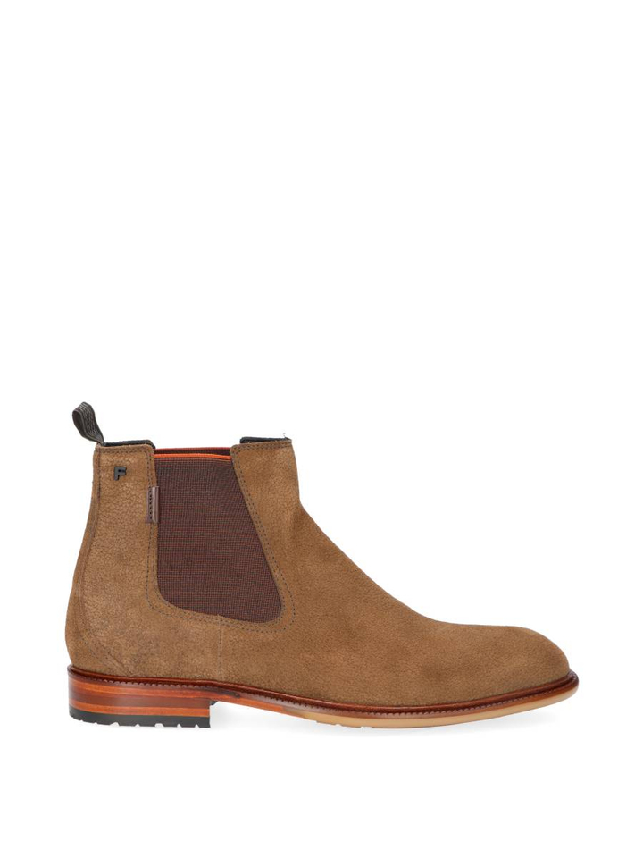 Bruine korte boots De Normer Floris Van Bommel 