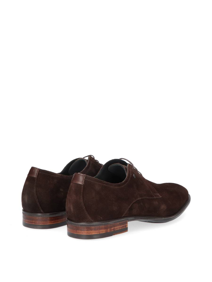 Donkerbruin geklede schoenen Terra Floris Van Bommel