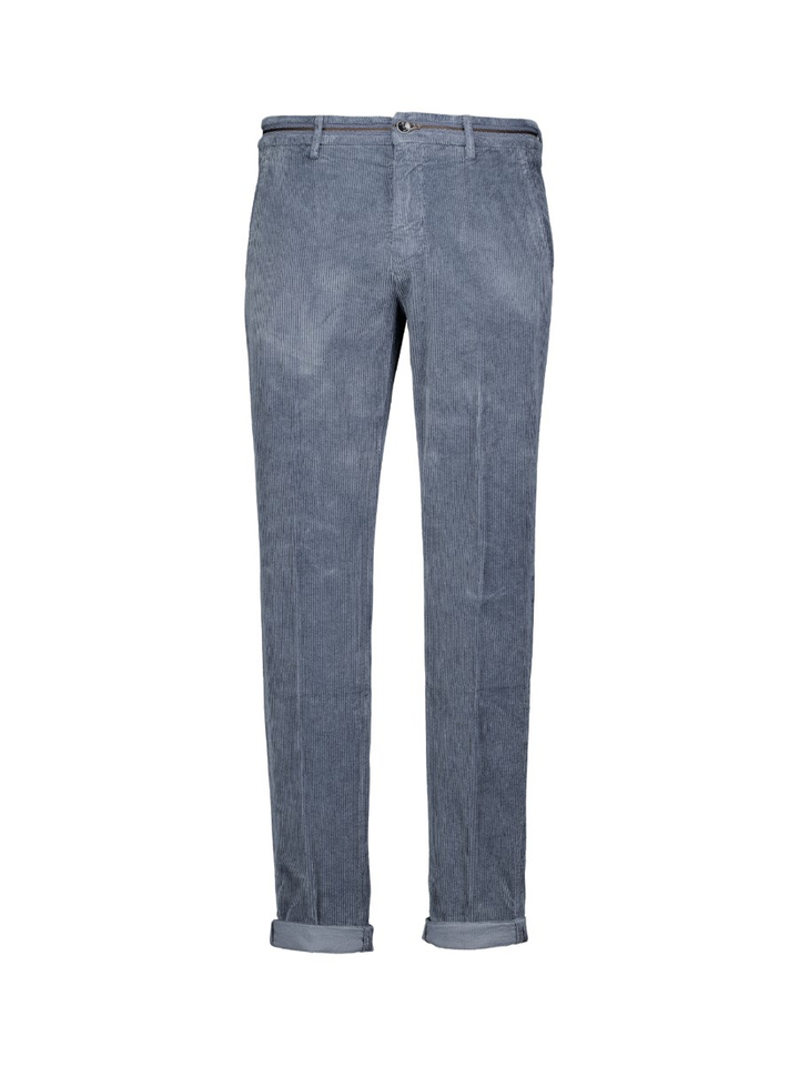 Blauwe ribfluwelen broek Masons