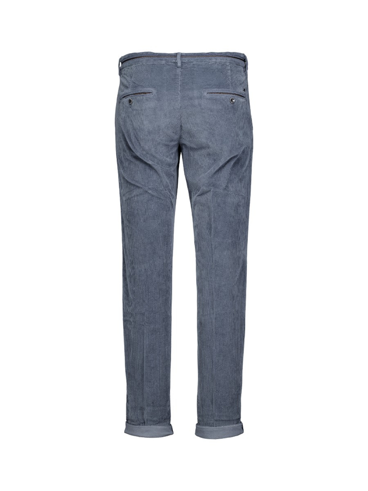 Blauwe ribfluwelen broek Masons