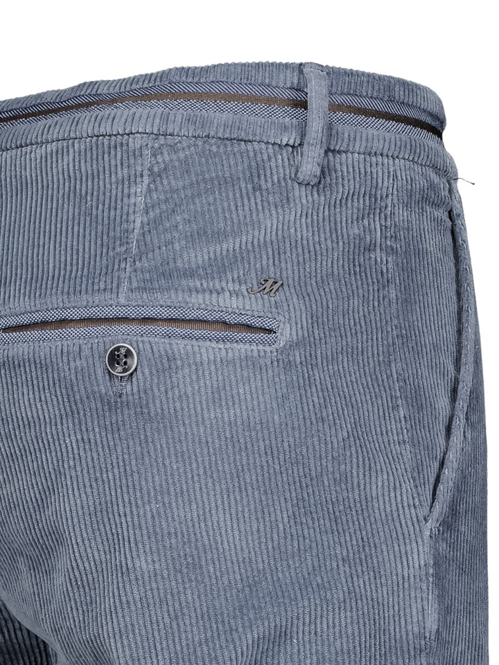Blauwe ribfluwelen broek Masons