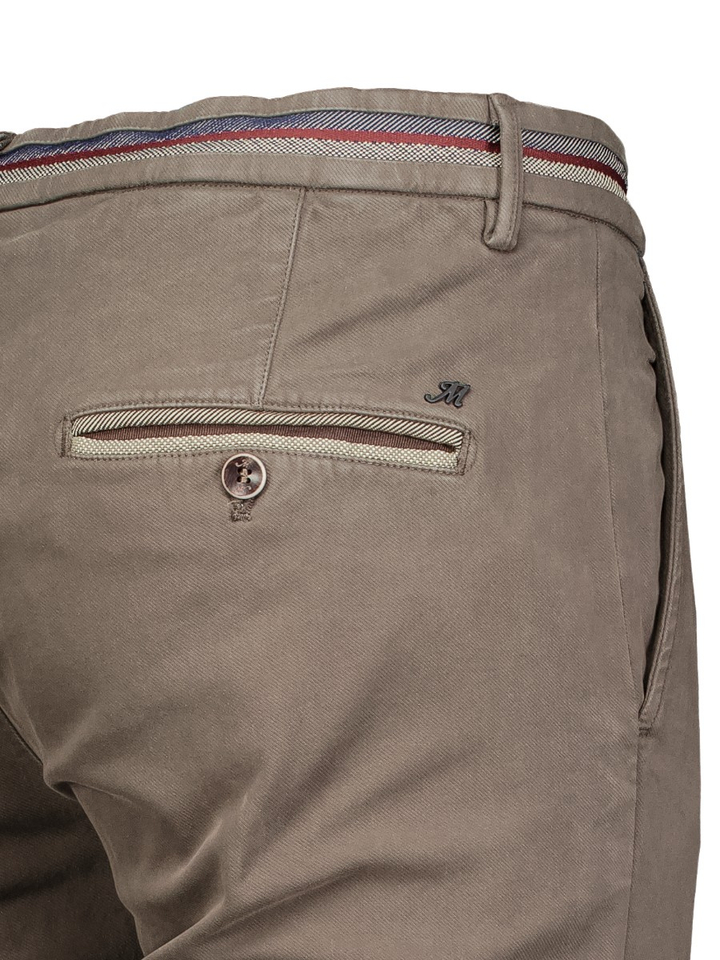 Bruine chino broek Maison's