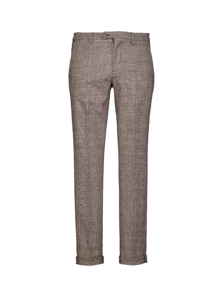 Bruine broek in ruit motief Masons