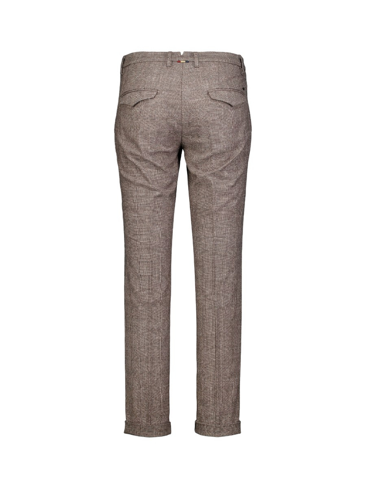 Bruine broek in ruit motief Masons