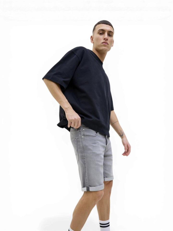 Grijze jeans short Jack&Jones 