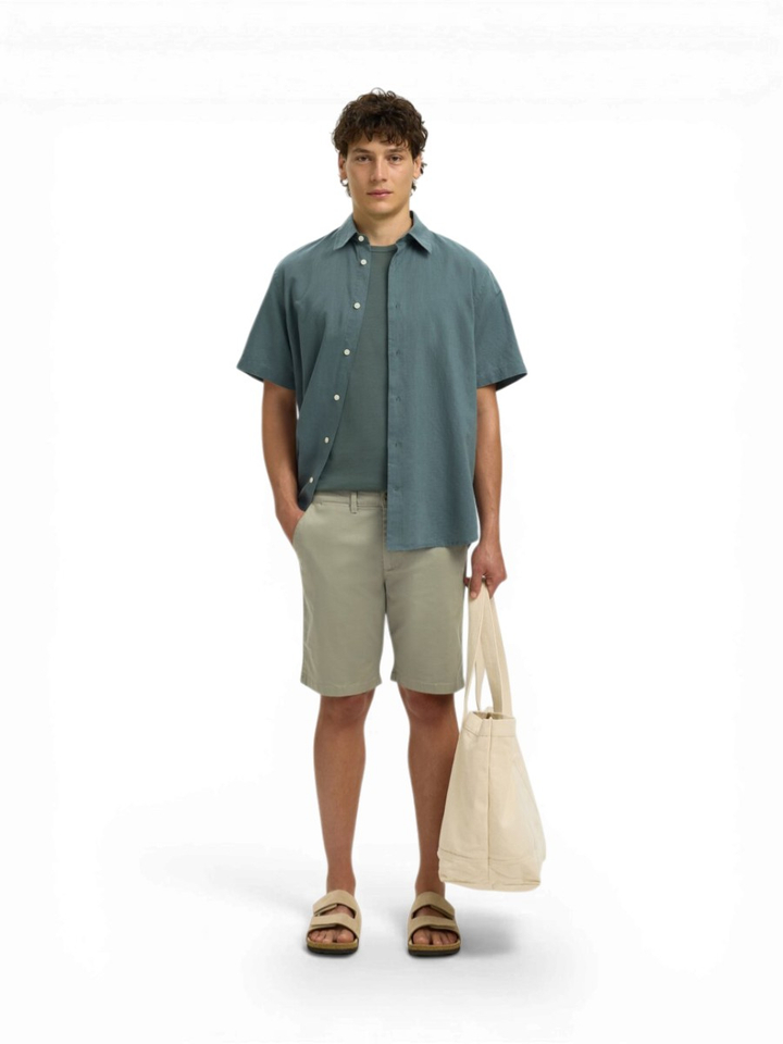 Kaki groene short Selected