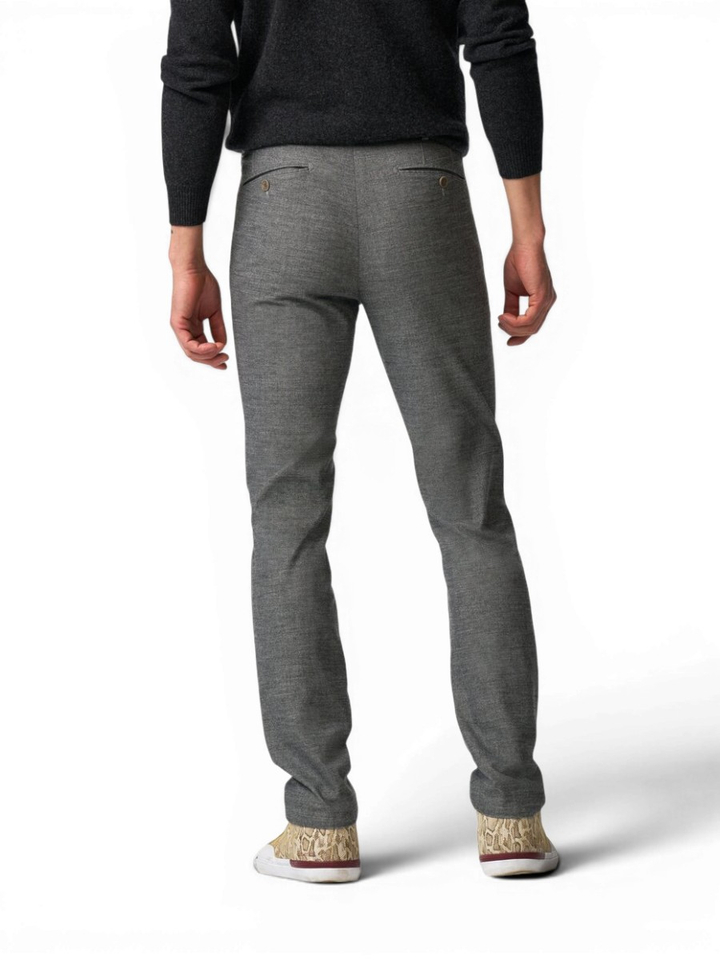 Grijze geklede broek Bonn Flannel Meyer