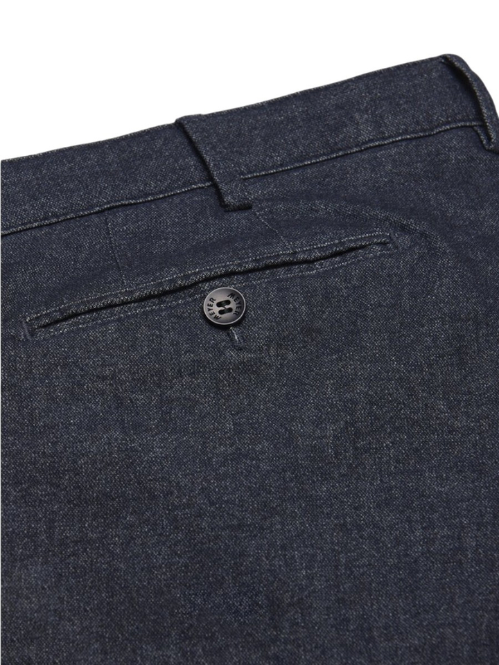 Donkerblauwe broek Bonn Flannel Meyer