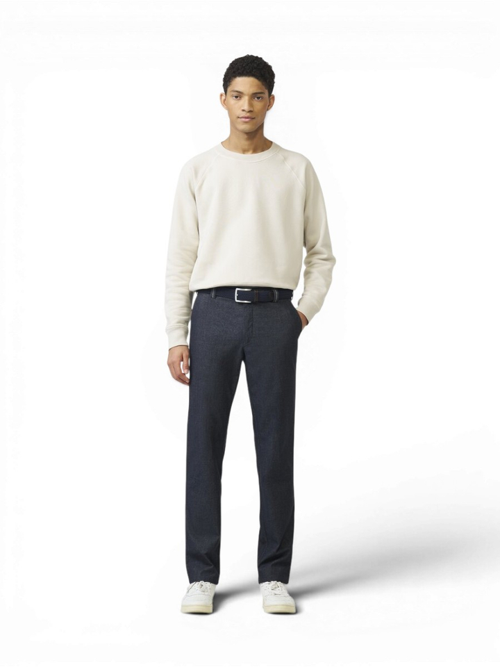 Donkerblauwe broek Bonn Flannel Meyer