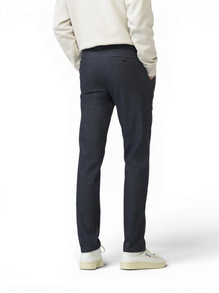 Donkerblauwe broek Bonn Flannel Meyer