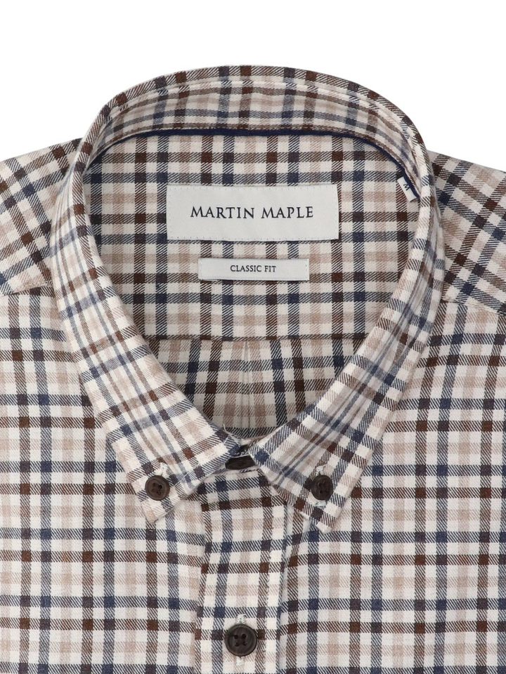 Multicolor geruit hemd Classic Fit Martin Maple