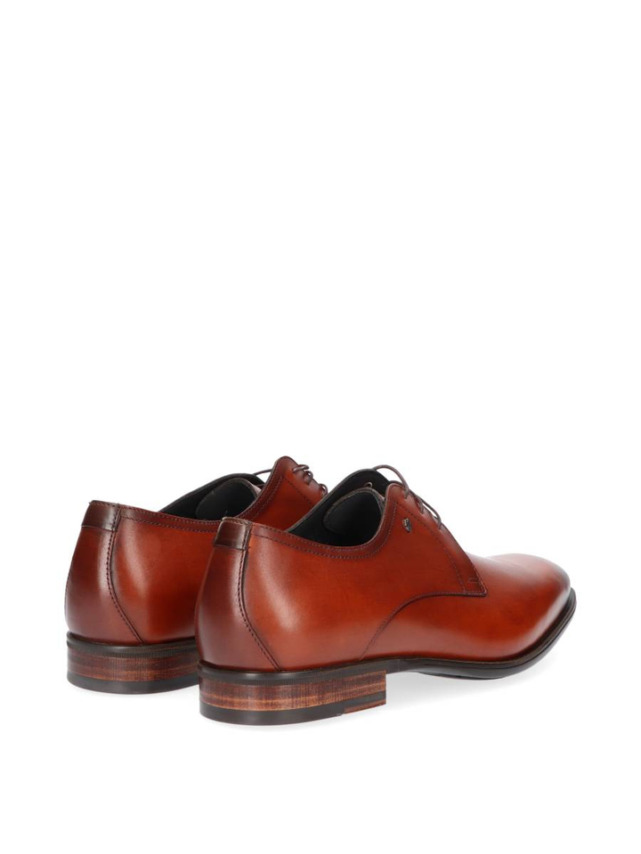 Cognac geklede schoen Terra Floris Van Bommel