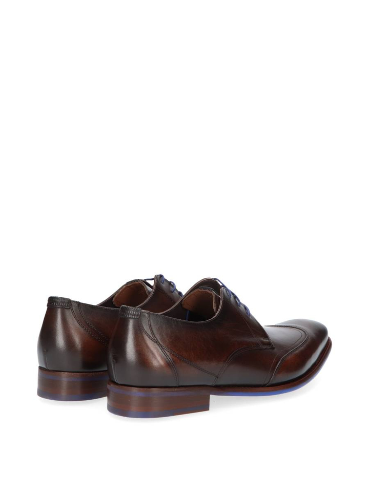 Donkerbruine lage schoenen De Stijler Floris Van Bommel