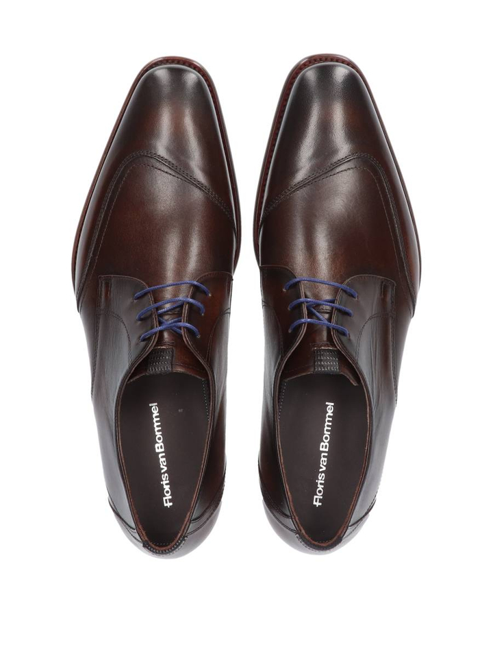Donkerbruine lage schoenen De Stijler Floris Van Bommel