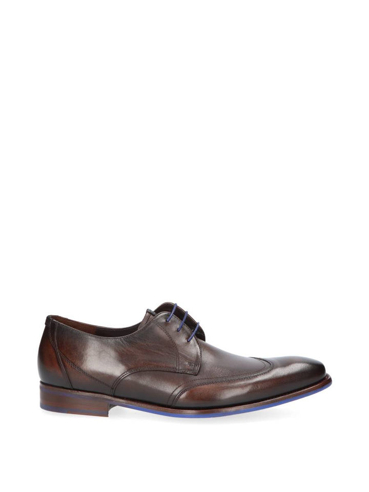 Donkerbruine lage schoenen De Stijler Floris Van Bommel