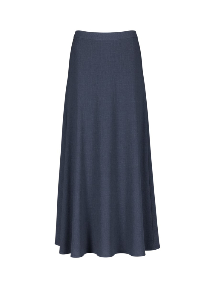 Donkerblauwe rok met split Selected 