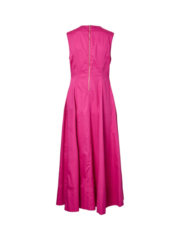 Fushia midi - jurk 