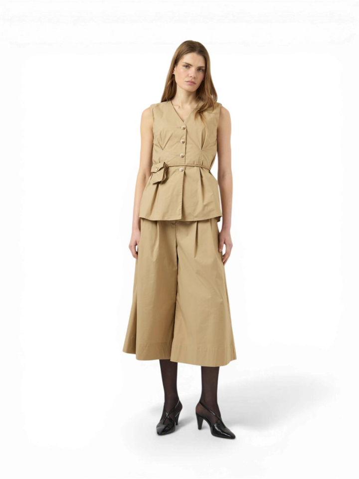 Beige geklede broek Yasfima YAS