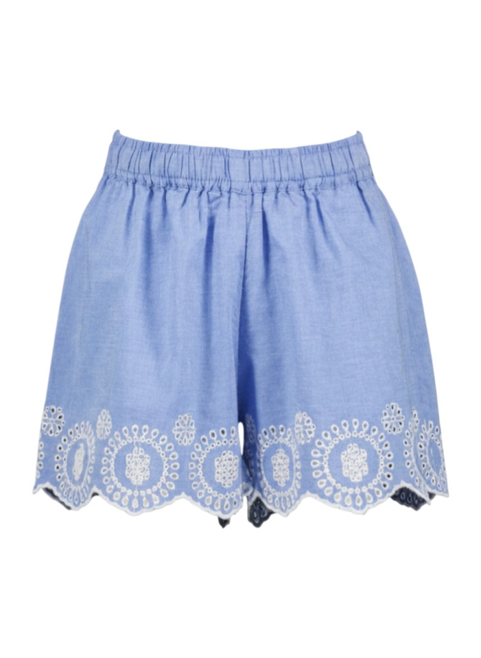 Blauwe denim loosfit short Name It