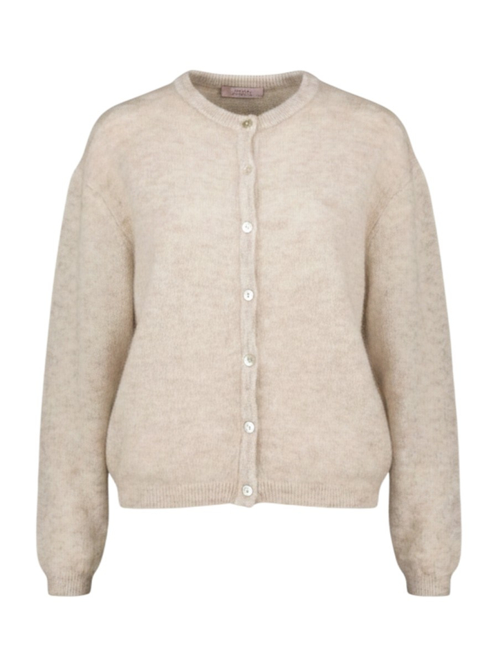Beige cardigan met knopen Bibi Studio Anneloes