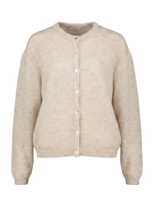 Beige cardigan met knopen Bibi Studio Anneloes