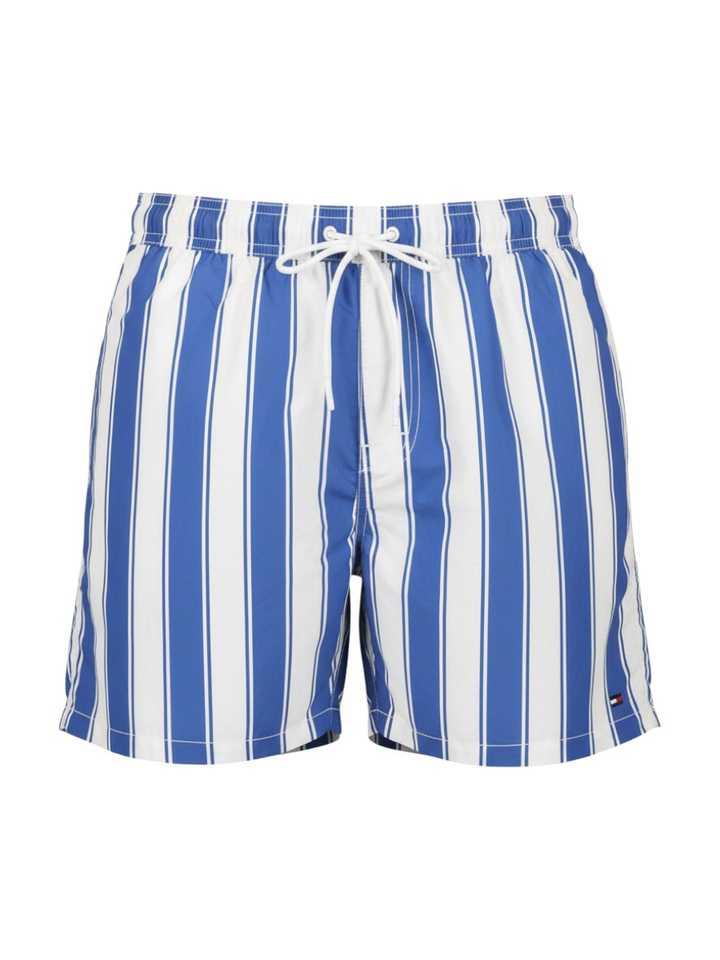 Blauw wit gestreepte zwemshort Tommy Hilfiger 