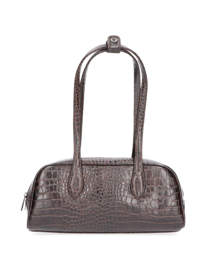 Espresso bruine handtas Croco  Markberg Bag 
