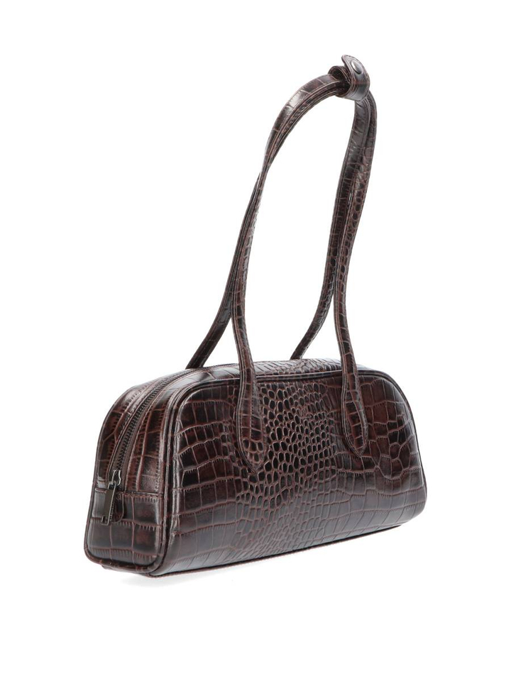 Espresso bruine handtas Croco  Markberg Bag 