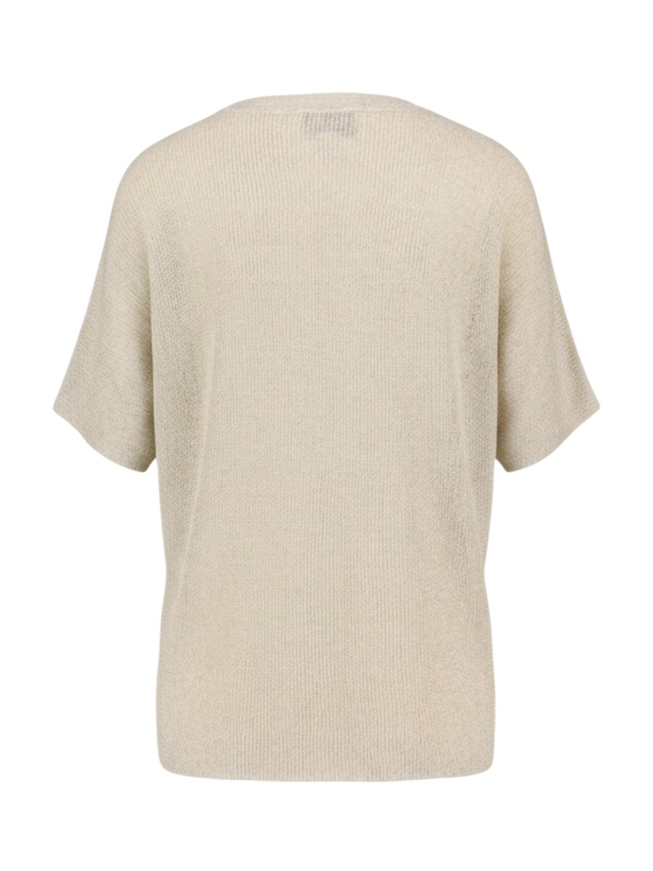 Beige trui met strass Joseph Ribkoff